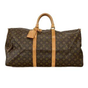 Auth LOUIS VUITTON Keepall Bandouliere 55 Monogram VI0934 Boston Bag